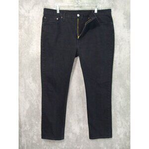 Levis 511 Jeans Mens 38x30 Black Denim Slim Fit Mid Rise Dark Wash Stretch